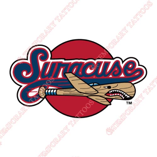 Syracuse Chiefs Customize Temporary Tattoos Stickers NO.8023